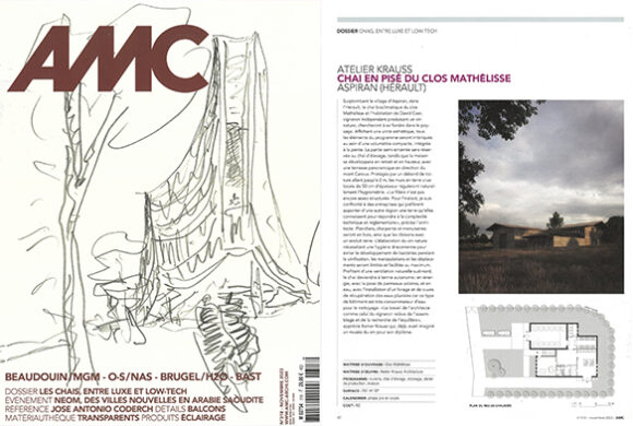 Nouvelle publication AMC !      – Chai bioclimatique