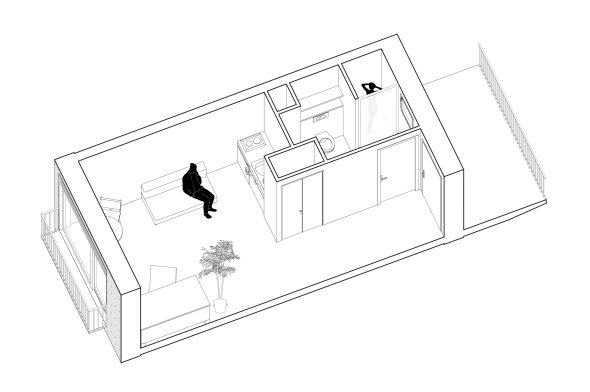 Logements pour étudiants, Malakoff - Atelier Krauss Architecture